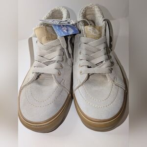 Vans "Vanslite" 2008 Beige/Brown Suede Mid Top Gum Sole NWT Men's 12